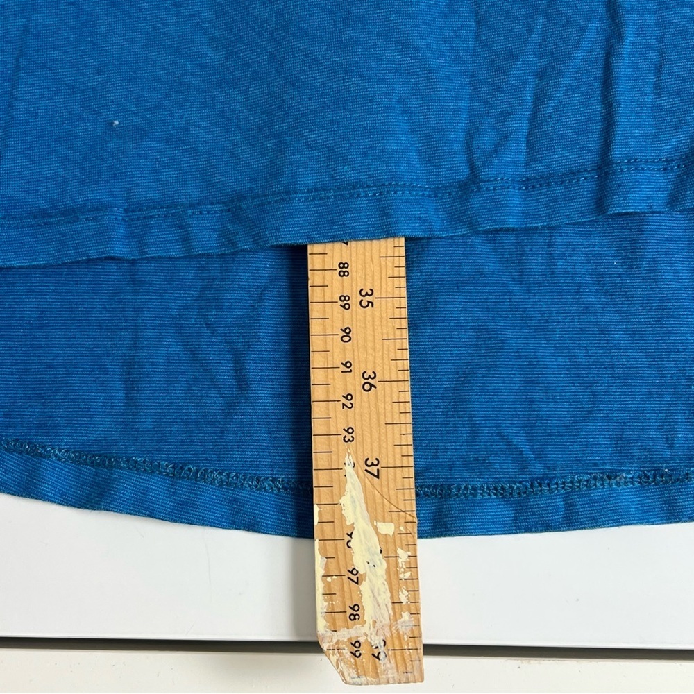 Toad&Co Blue V-Neck Long Sleeve "Cue" A-Line Dress - Size Small - Picture 6 of 6